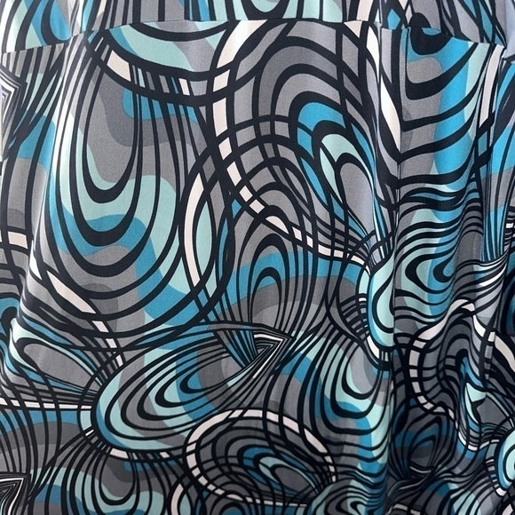 Liz Lange Blue and Grey Midi Maternity Dress size XXL - Picture 5 of 8